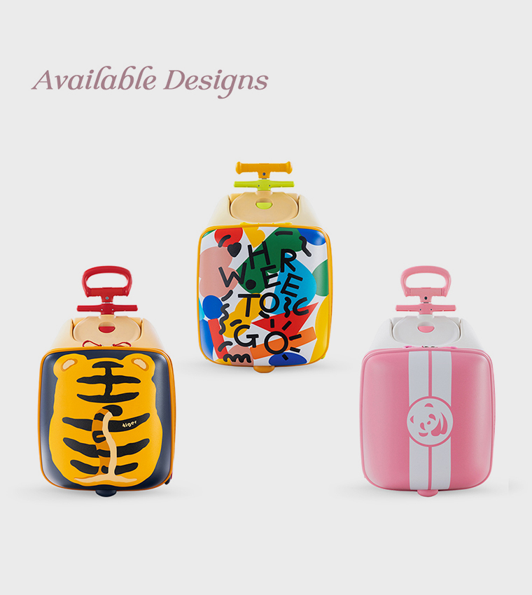 3-in-1 Ride-On Trolley Suitcase