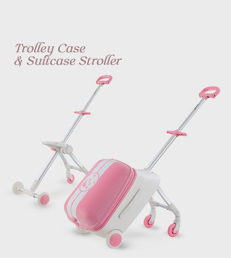 3-in-1 Ride-On Trolley Suitcase