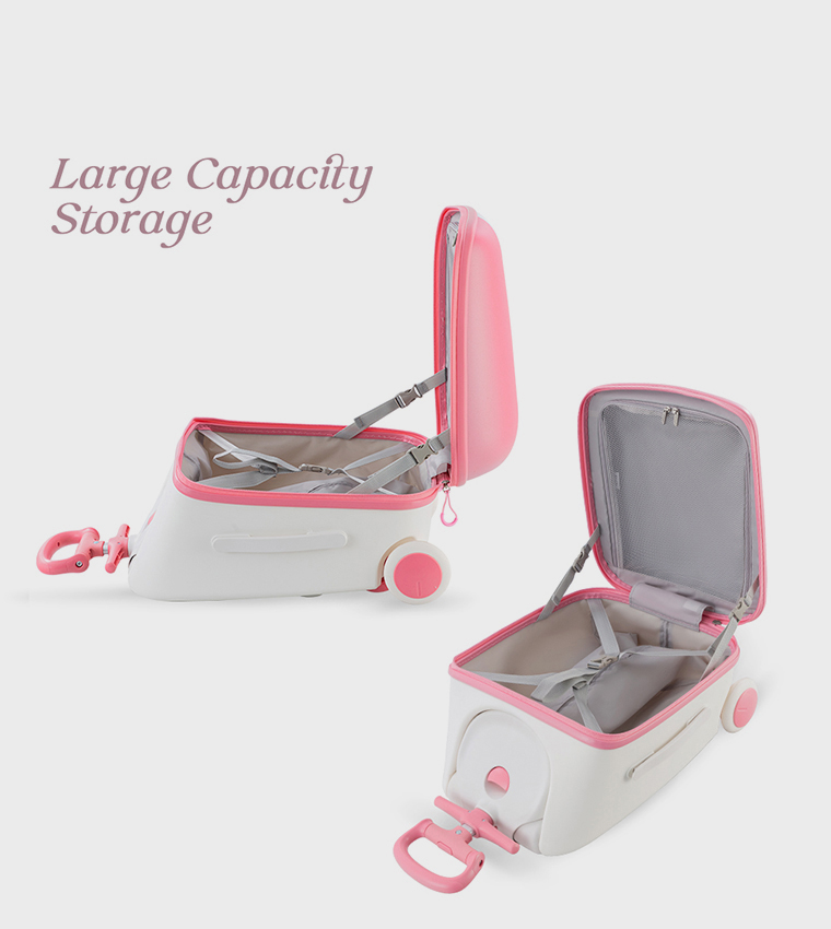 3-in-1 Ride-On Trolley Suitcase