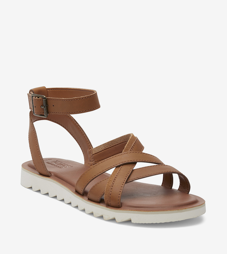 RORY Open Toe Flat Sandals