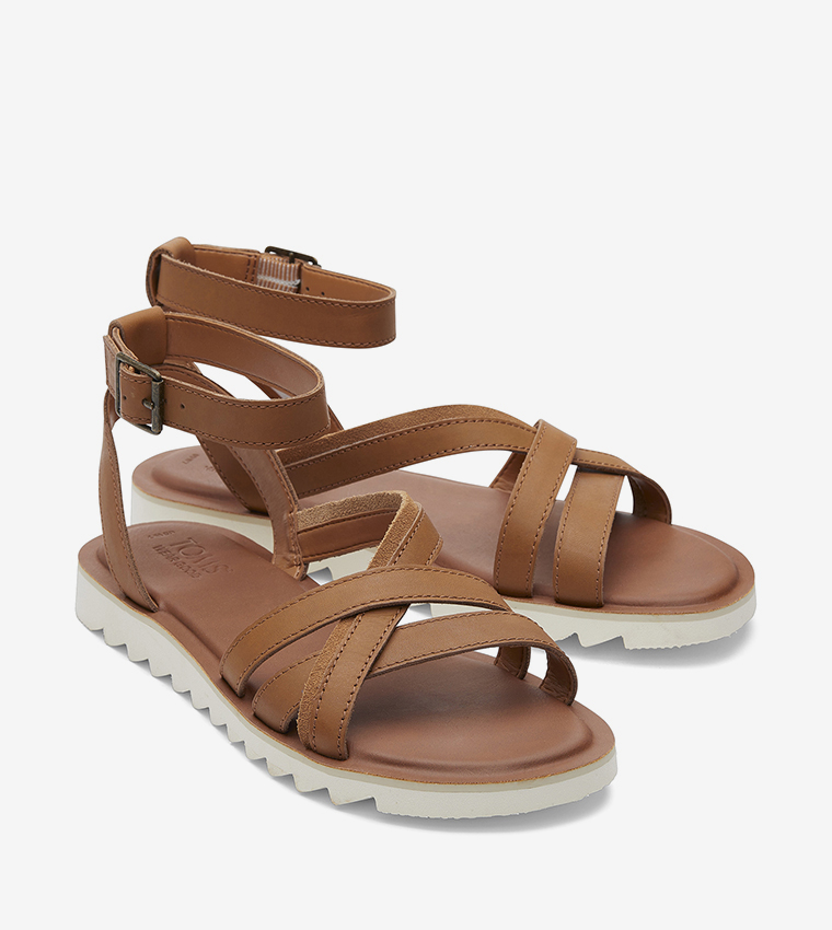 RORY Open Toe Flat Sandals