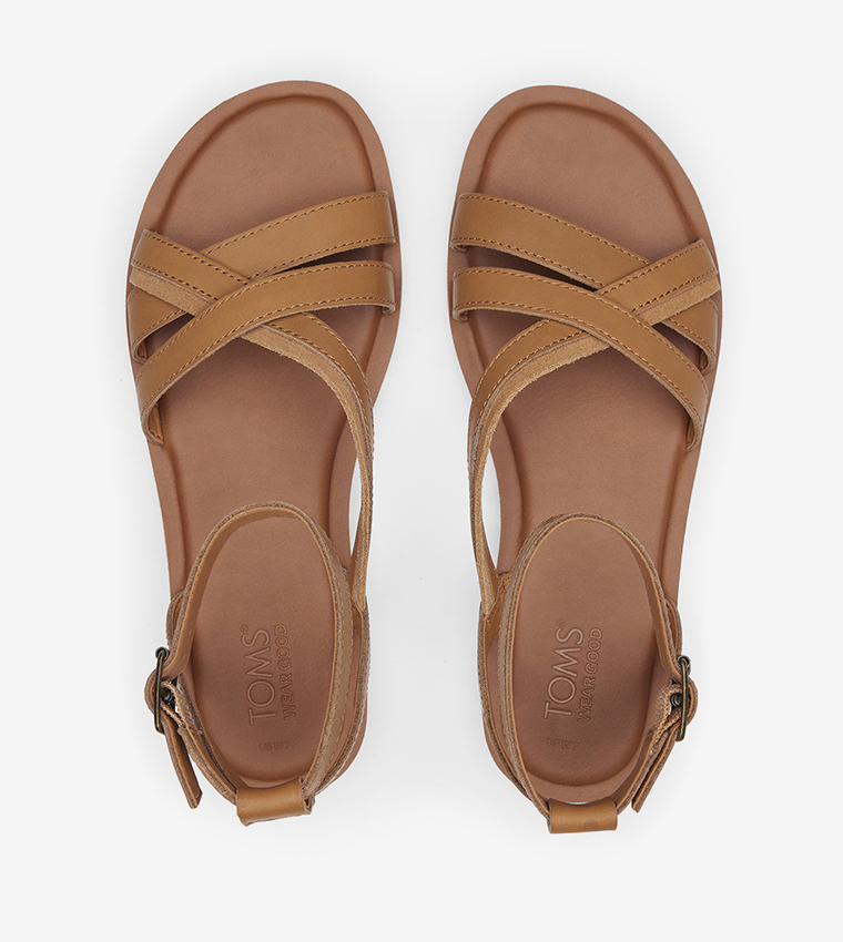 RORY Open Toe Flat Sandals