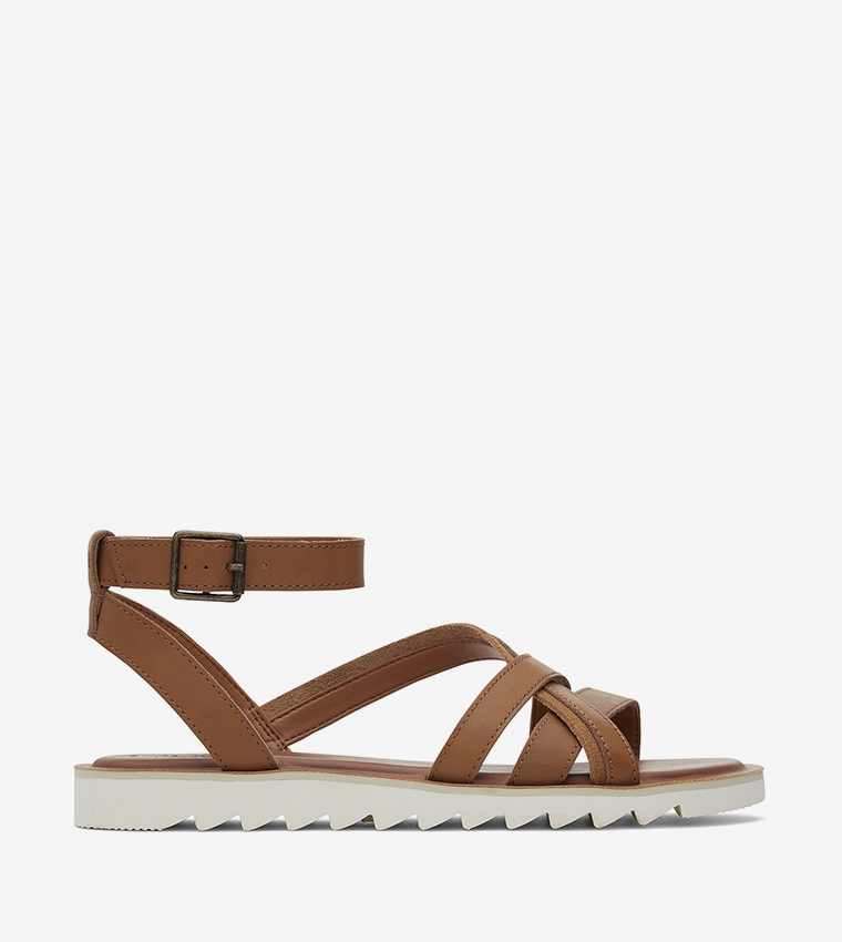 RORY Open Toe Flat Sandals