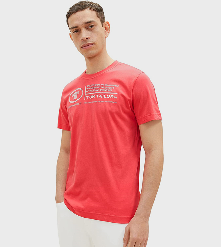 Printed Crew Neck T-Shirt