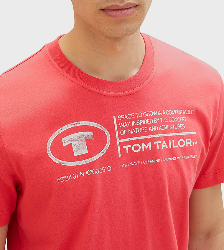 Printed Crew Neck T-Shirt