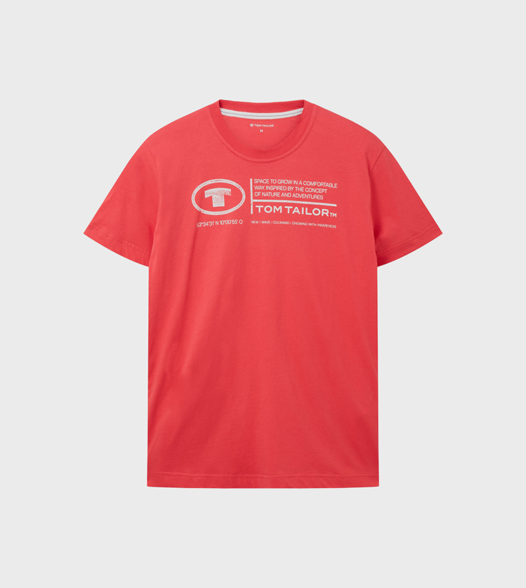 Printed Crew Neck T-Shirt