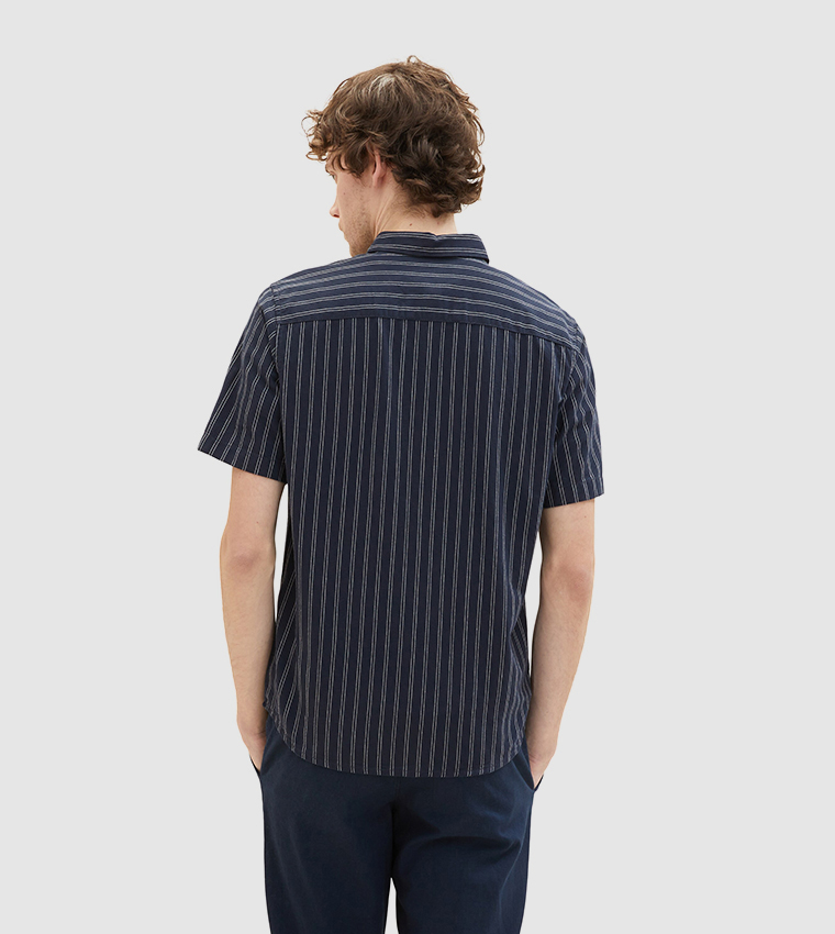 Striped Short Sleeves Shirt