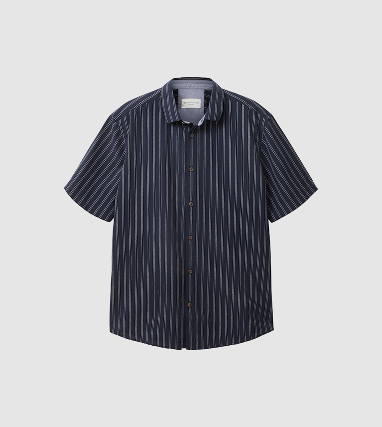 Striped Short Sleeves Shirt