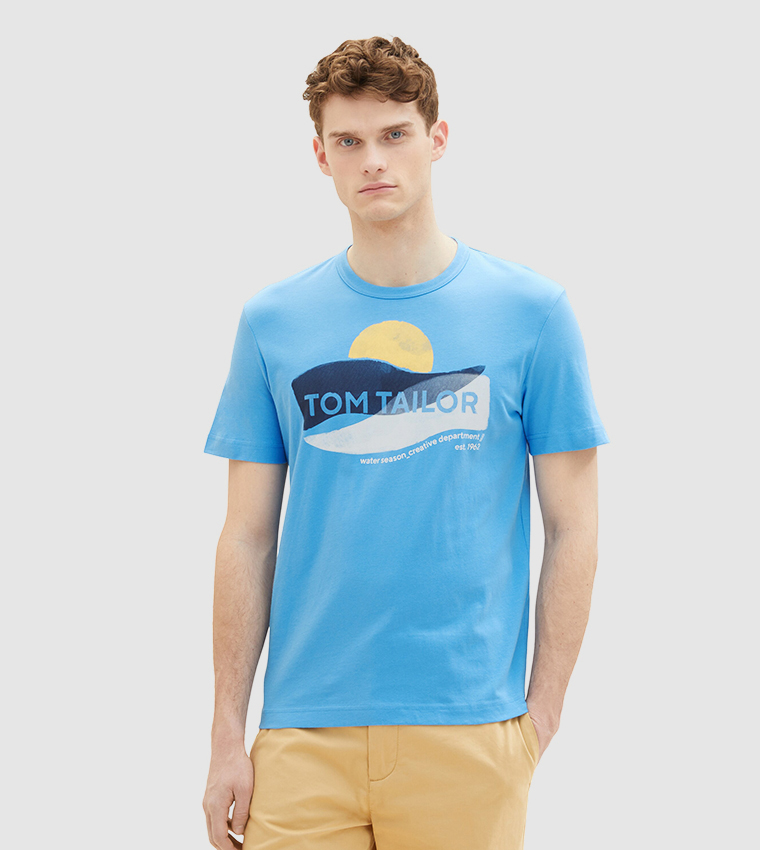 Logo Printed Crew Neck T-Shirt