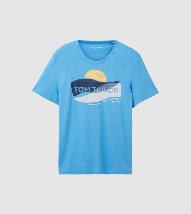 Logo Printed Crew Neck T-Shirt