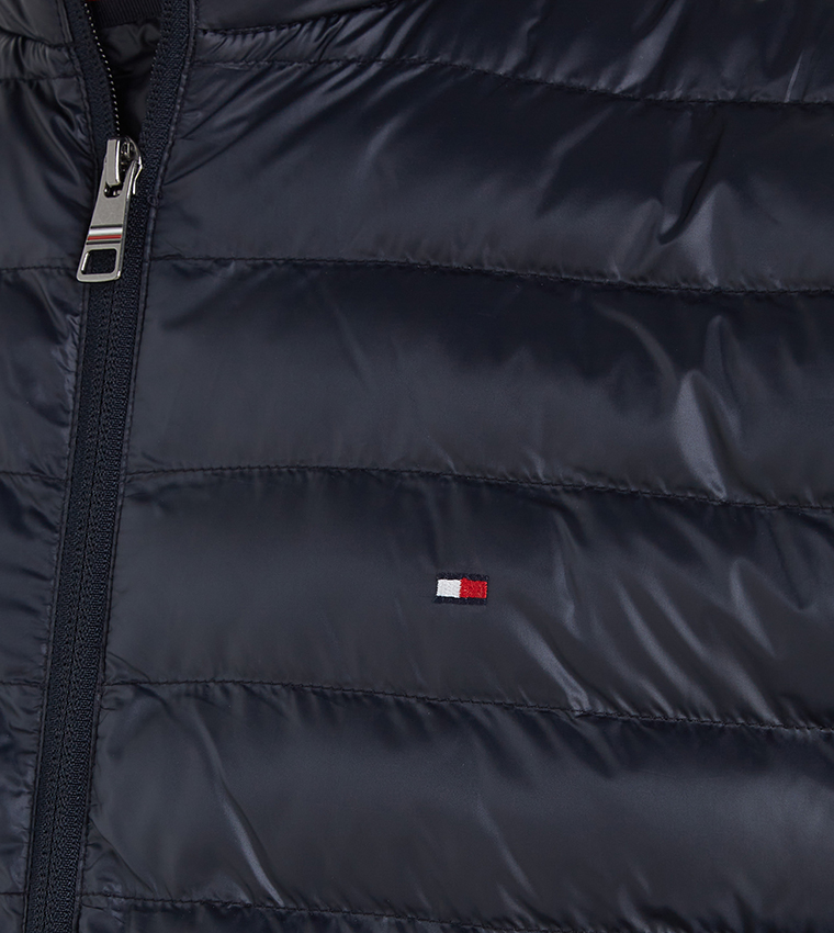 Solid High Neck Gilet