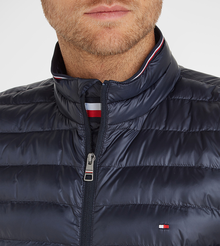 Solid High Neck Gilet