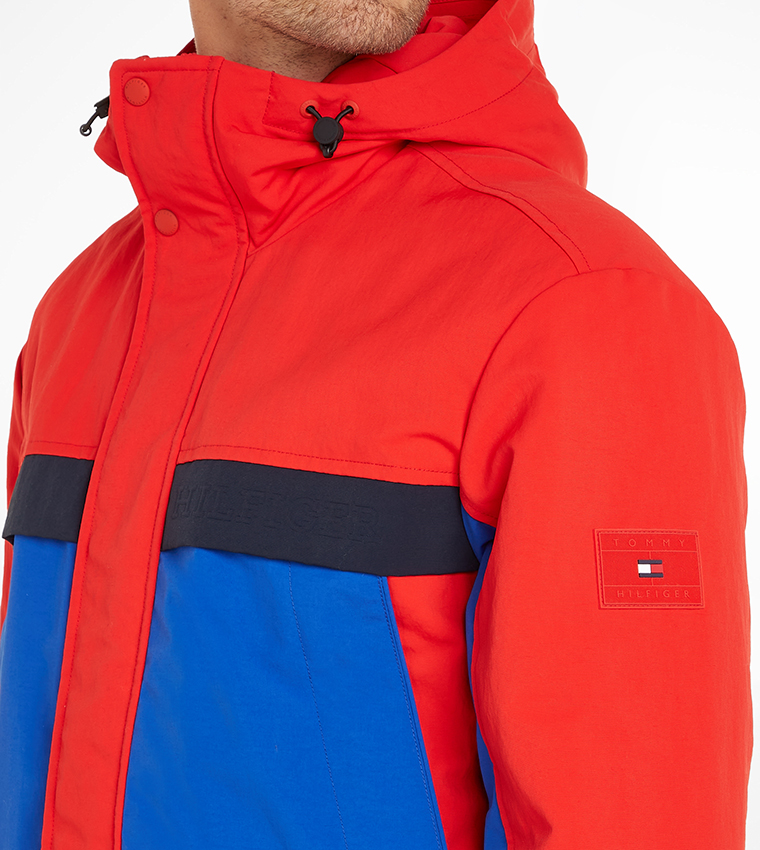 PORTLAND Color Block Hooded Jacket