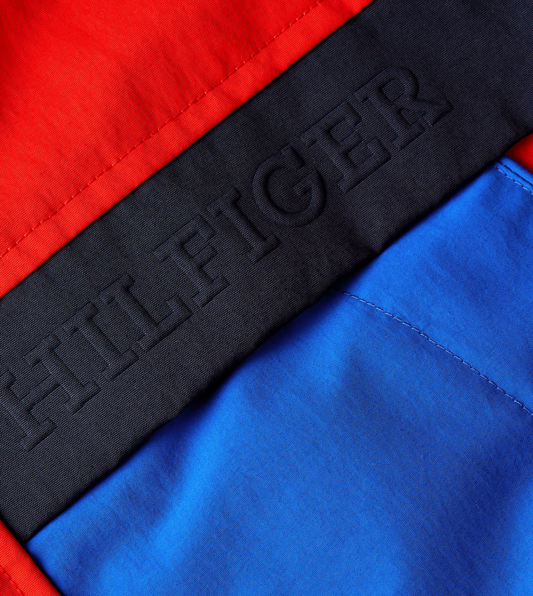 PORTLAND Color Block Hooded Jacket
