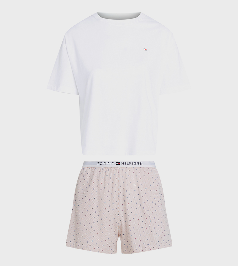 Printed Pyjama Shorts Set