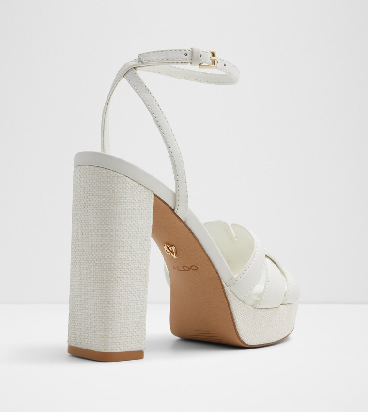 VALABEREL Textured Platform Heel Sandals