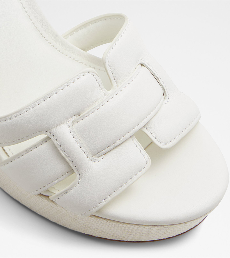 VALABEREL Textured Platform Heel Sandals