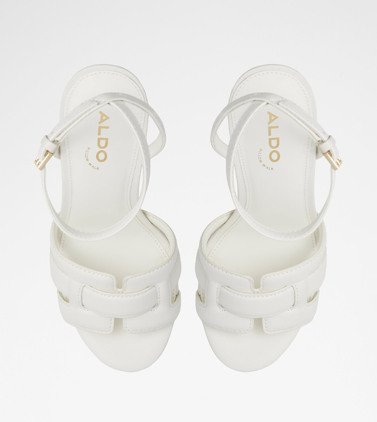 VALABEREL Textured Platform Heel Sandals