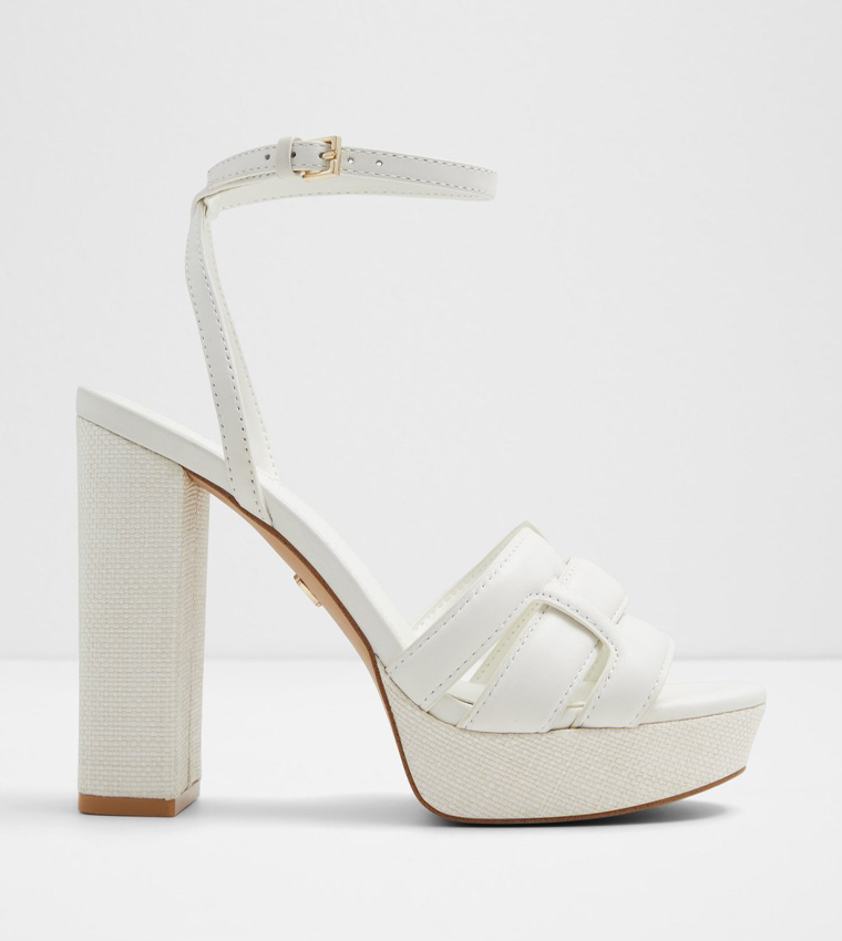 VALABEREL Textured Platform Heel Sandals