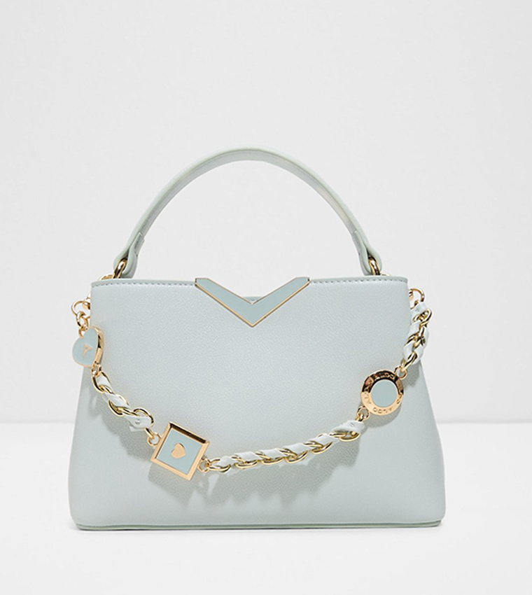 VALENTYA Textured Top Handle Bag