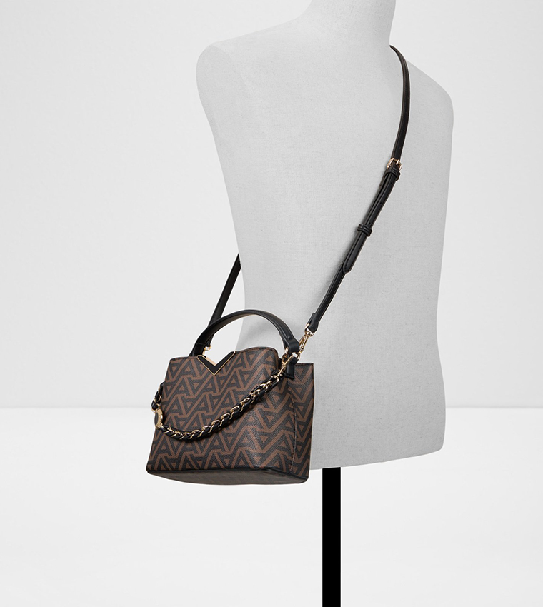 VALENTYA Monogram Patterned Handheld Bag