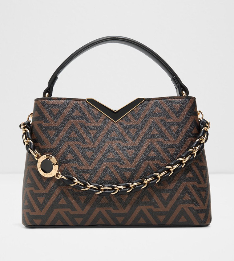 VALENTYA Monogram Patterned Handheld Bag