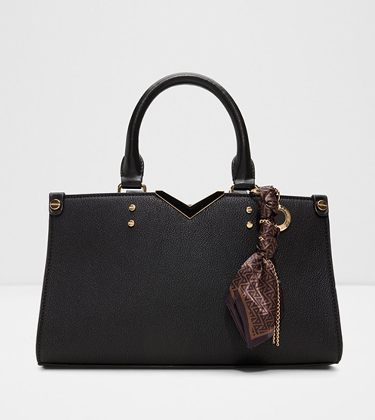 VALERRYA Textured Satchel Bag