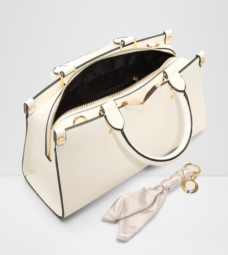 VALERRYA Textured Satchel Bag