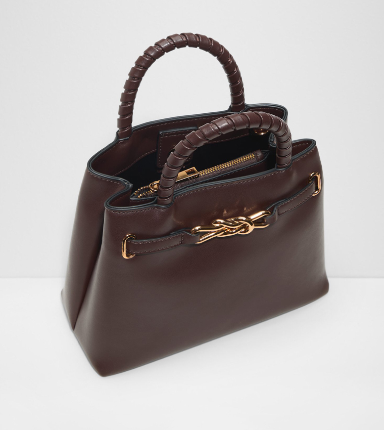 VALMIRA Textured Satchel Bag