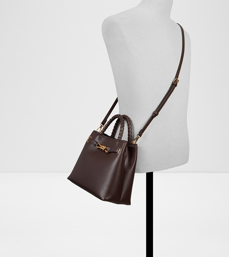 VALMIRA Textured Satchel Bag