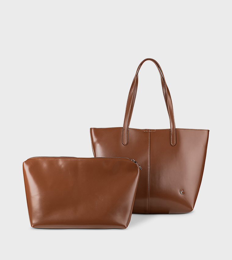 Solid Tote Bag Set