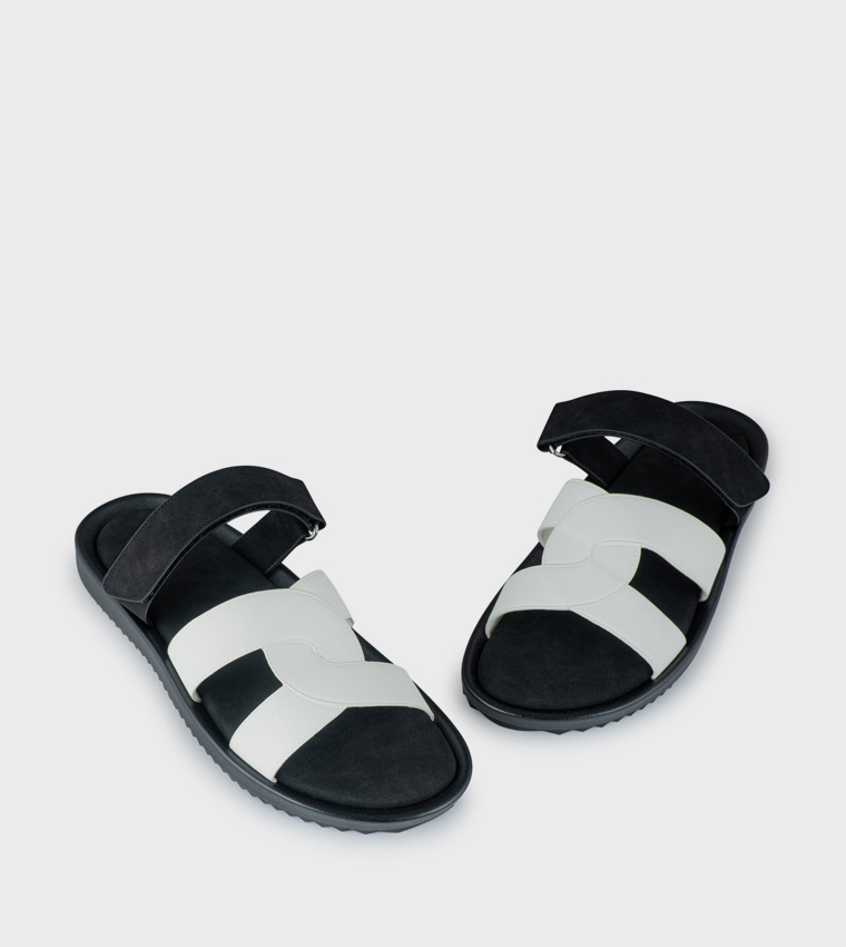 Color Block Comfort Sandals