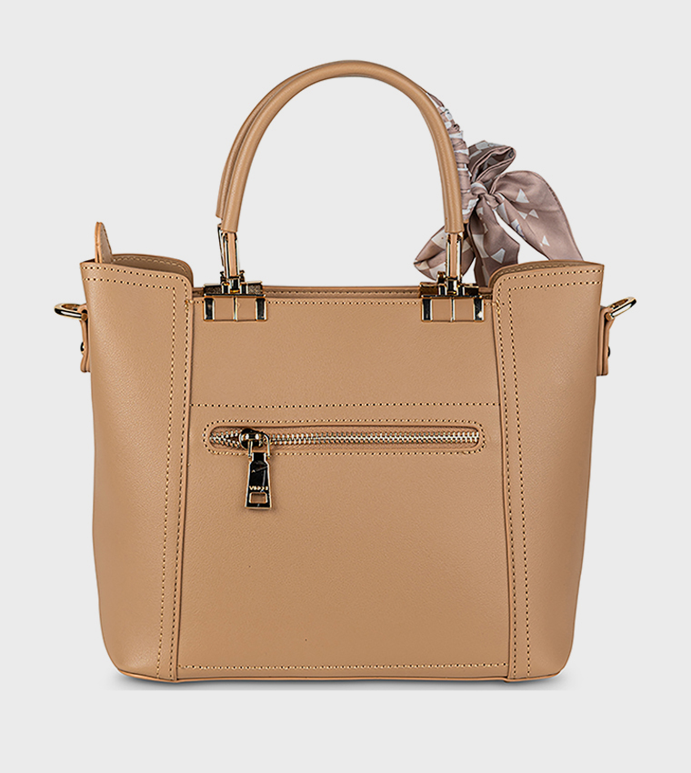 Textured Scarf Tote Bag