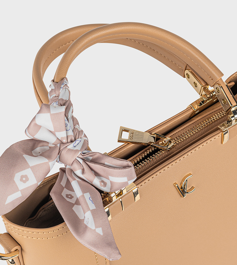 Textured Scarf Tote Bag