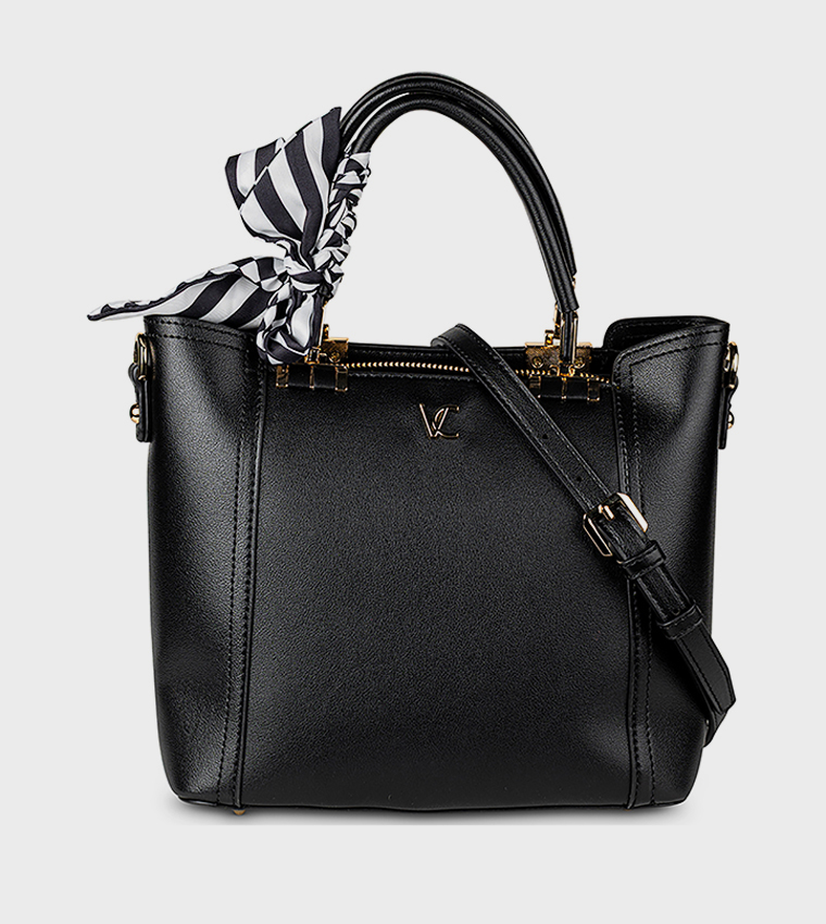 Textured Scarf Tote Bag