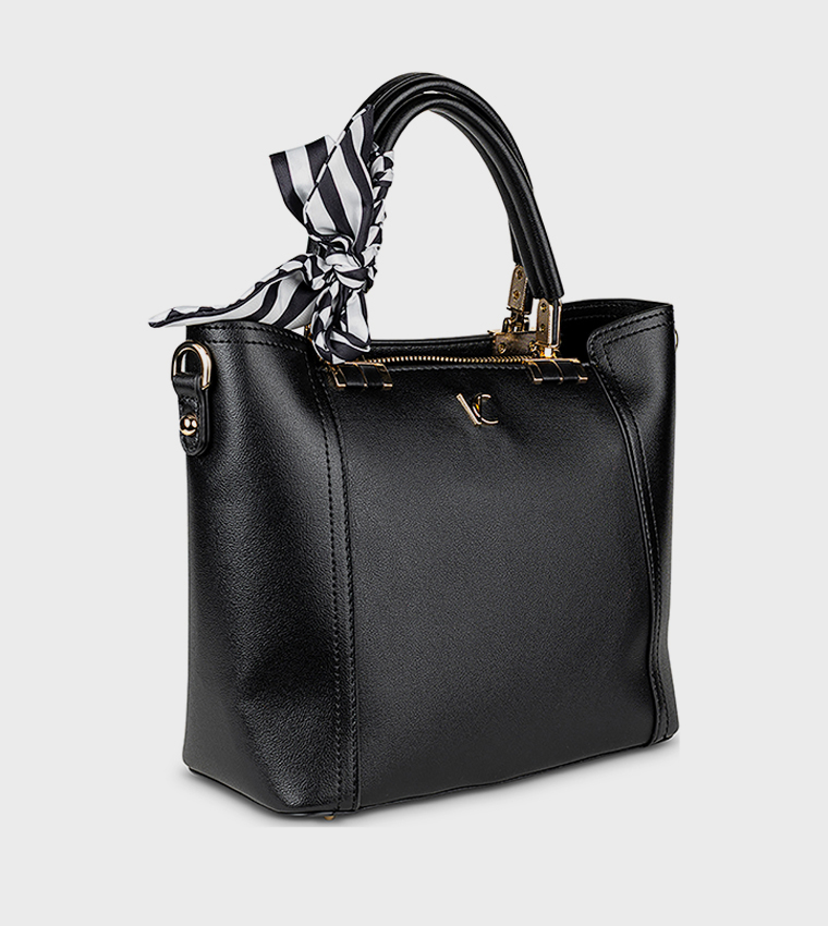 Textured Scarf Tote Bag
