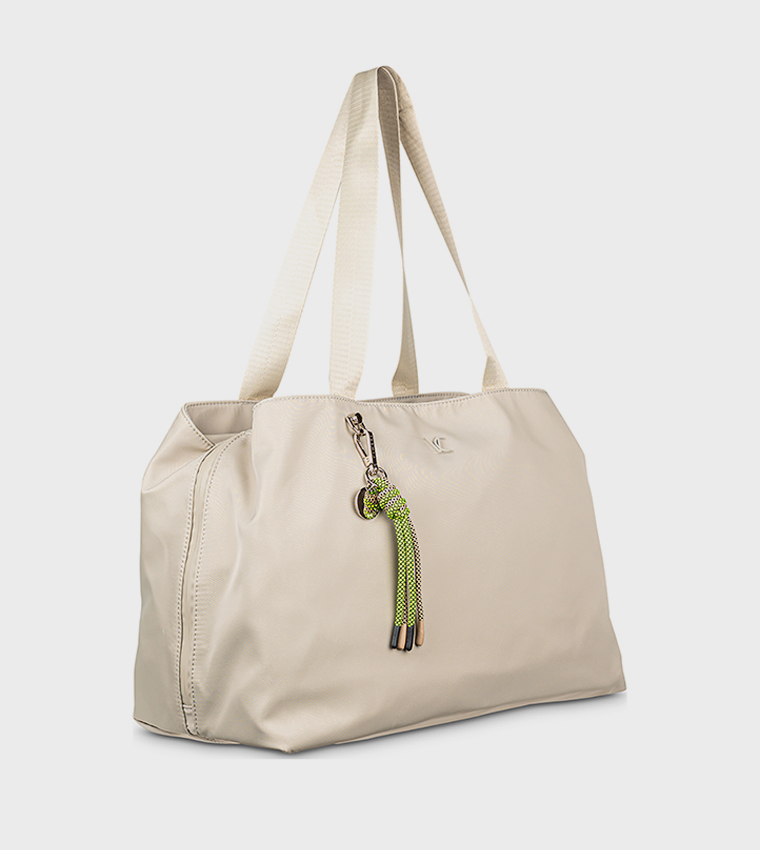 VINCCI  Tote Bags - Taupe Tote Bags