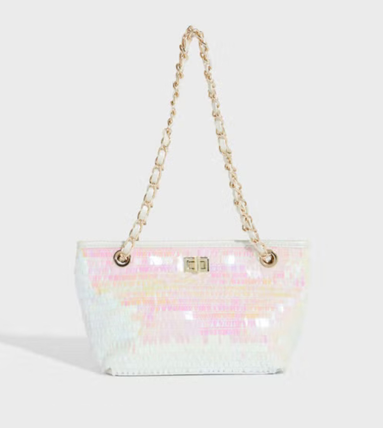 Sequined Shoulder Bag