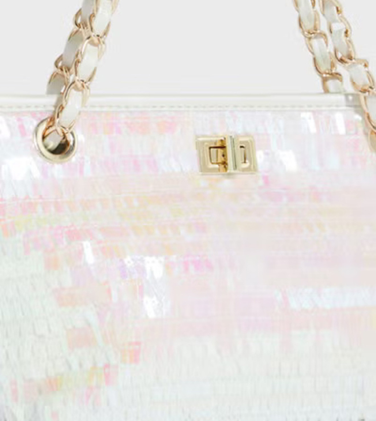 Sequined Shoulder Bag