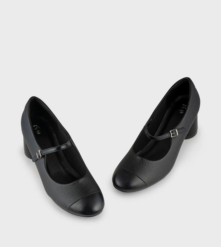 Cap-Toe Mary Jane Pumps