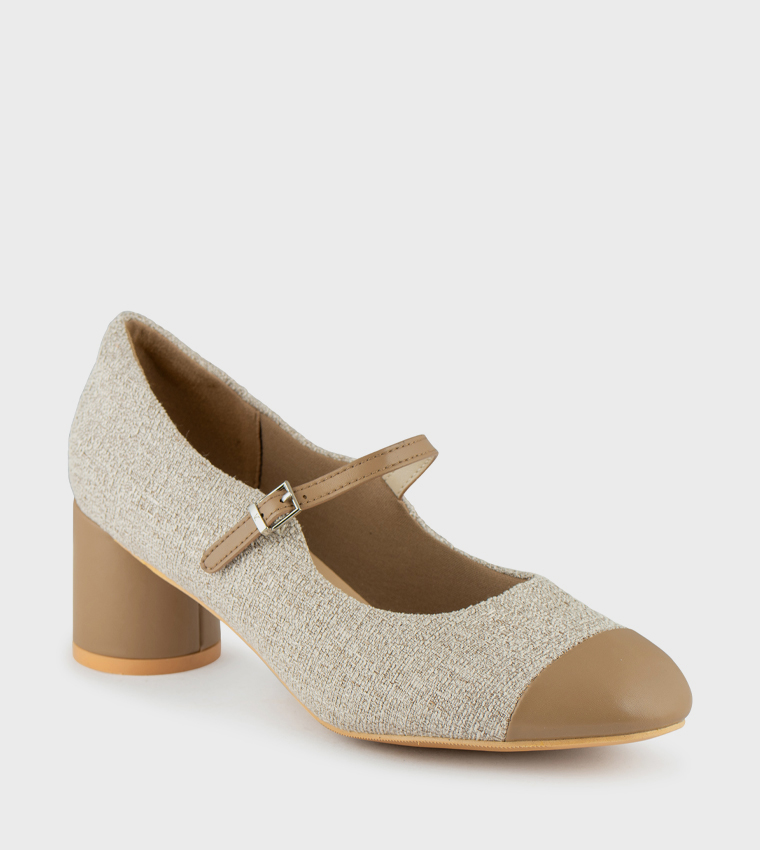 Cap-Toe Mary Jane Pumps