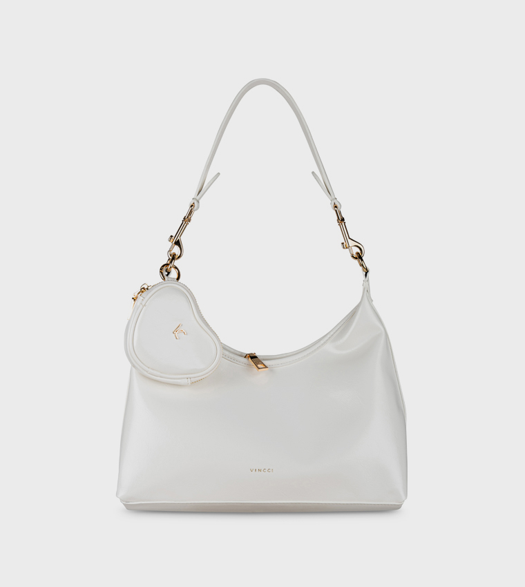 VINCCI  Shoulder Bags - White Shoulder bags