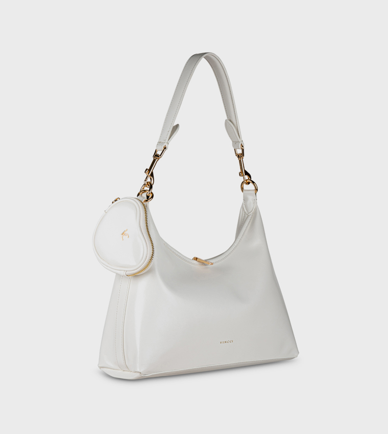 VINCCI  Shoulder Bags - White Shoulder bags