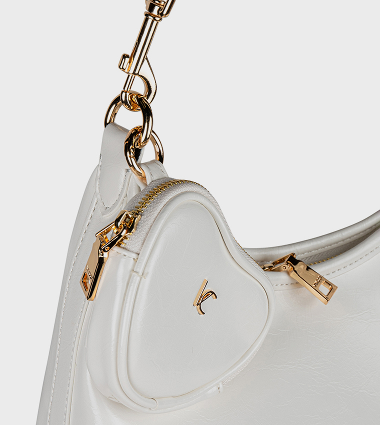 VINCCI  Shoulder Bags - White Shoulder bags