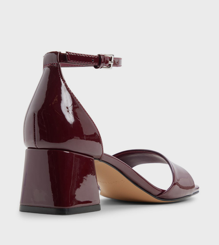 VICKI Ankle Strap Block Heel Sandals