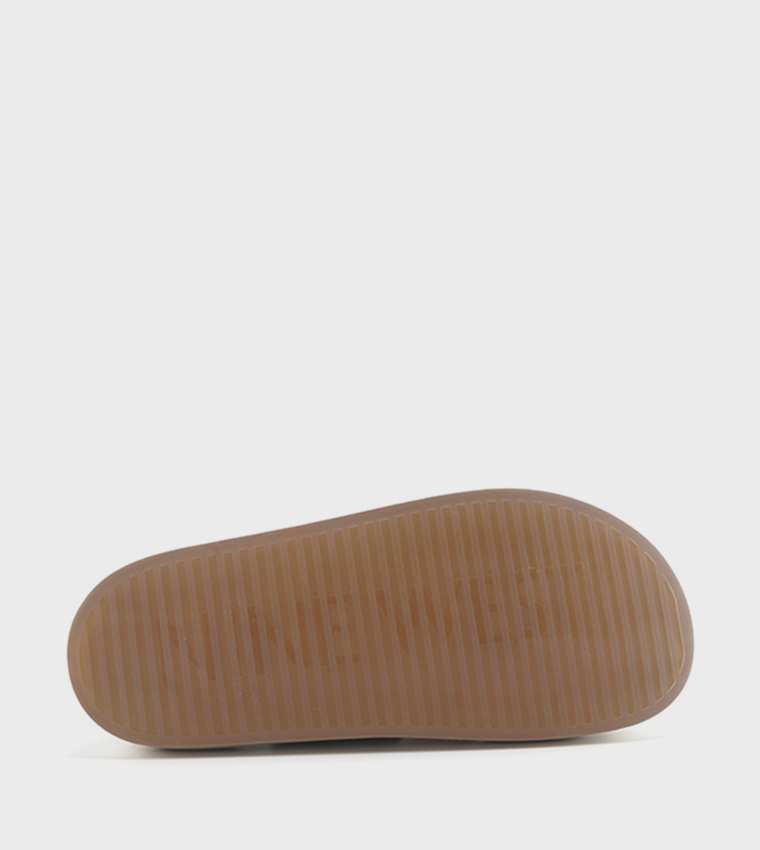 VITA Textured Slingback Platform Sandals