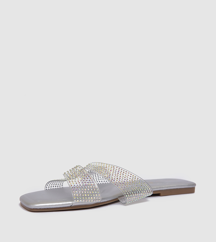 Embellished Flat Sandals