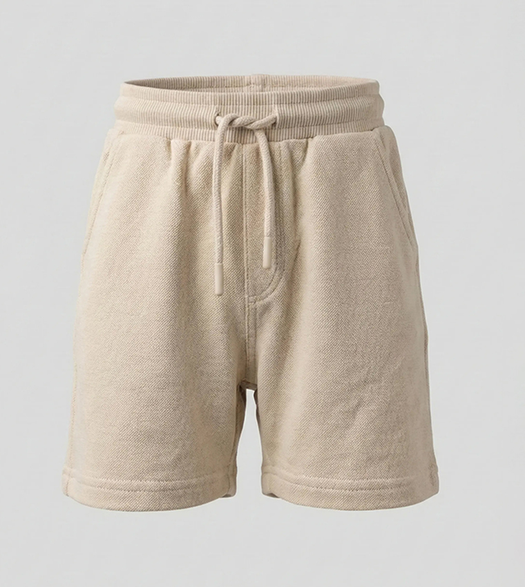 Solid Crew Neck Boxy T-Shirt & Shorts Set