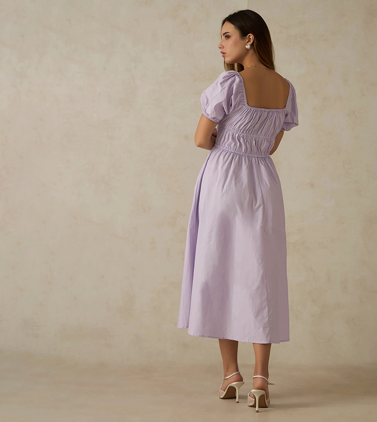 Zorelle Tie Detail Midi Dress