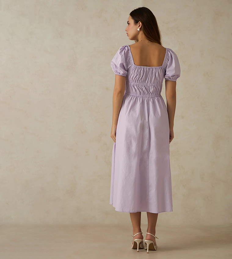 Zorelle Tie Detail Midi Dress
